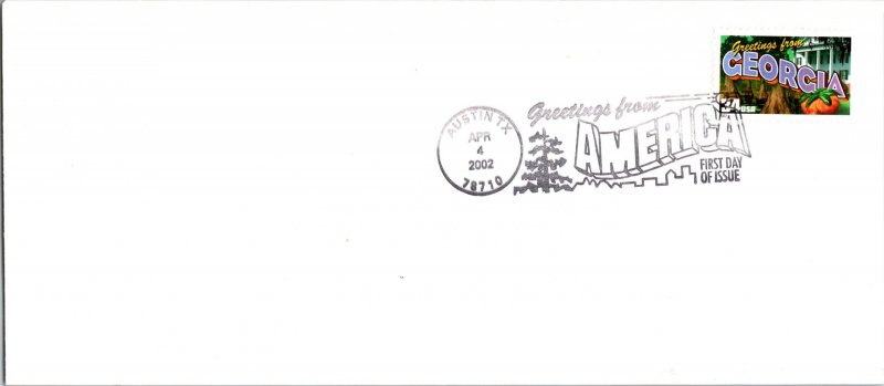 United States, Texas, United States First Day Cover, Georgia, Nevada, New Mexico