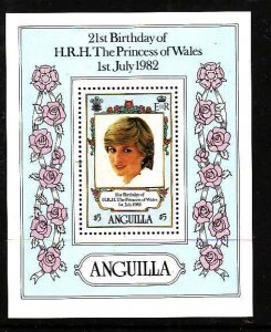 Anguilla-Sc#491-unused NH sheet-Princess Diana-1982-