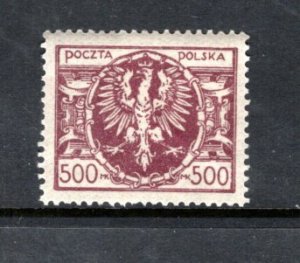 POLAND 169 MNH VF Polish Eagle