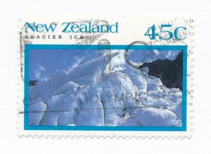 New Zealand 1992  Scott 1104 used - 45c, Glacier ice