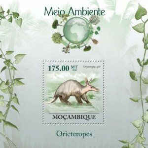 Mozambique 2010 MNH - Aardvark. Sc 1970, YT 238, Mi 3636/BL306