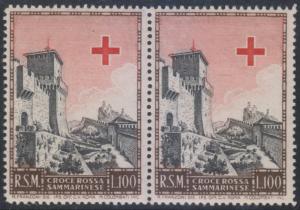 SAN MARINO Sc 307 PAIR MNH F,VF SCV$50.00+