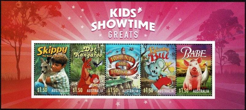 Australia 2024 Kid's Showtime Greats  Minisheet MNH