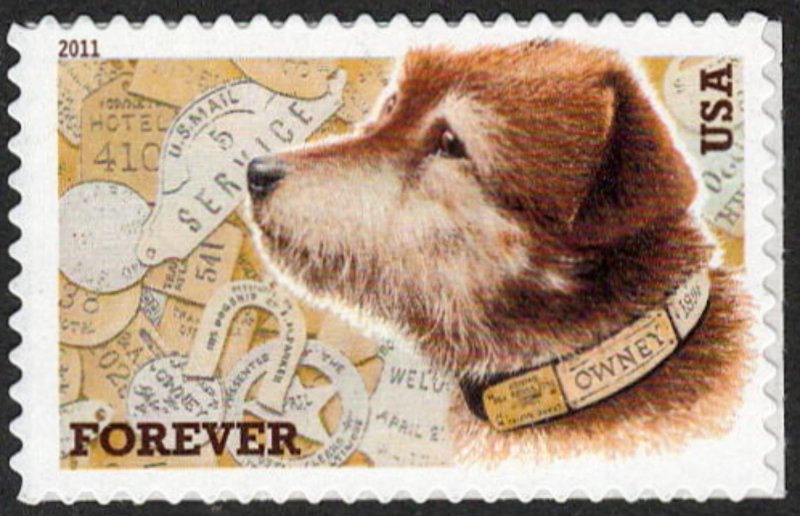 USA Sc. 4547 (44c) Owney the Postal Dog 2011 MNH