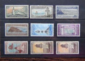 New Zealand 1945 - 65 Life Assurance set complete to 1s + SGl47a LMM