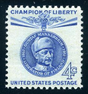 Scott #1165 - 4 Cent  Champion of Liberty - MNH