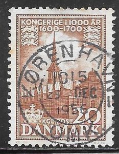 Denmark 349: 20o Copenhagen Stock Exchange, used, F-VF