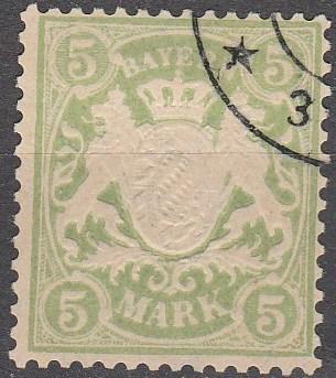 Bavaria #76    F-VF Used  CV $180.00  (K1725)