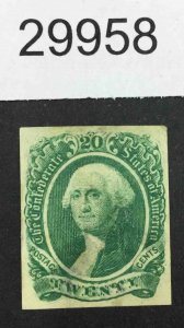 US STAMPS CSA #13 UNUSED  LOT #29958