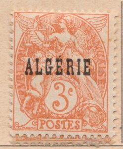 FRENCH COLONY ALGERIA 1924-25 3c MH* Stamp A29P25F33130-