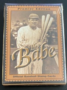 Babe Ruth Baseball Card Stamp Set of 12