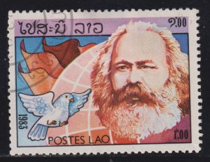 Laos 499 Karl Marx (1818-1883) 1983