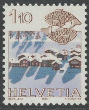 Switzerland 718 * mint LH (2206 92)