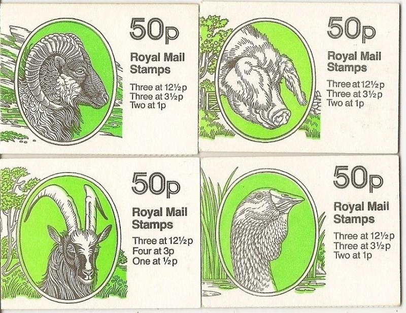 GB 1983 Rare Farm Animals Series - FB23-FB26 c£25+ (4)