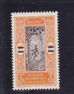 Dahomey  Scott#  90  MH