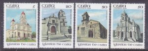 Cuba 3468-71 MNH 1992 Various Churches Full Set of 4