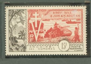 Comoro Islands (includes Grand Comoro) #C4 Mint (NH) Single