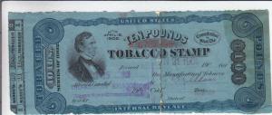 10 Lbs Tobacco, Series of 1902, Springer #TF 266A (16146)