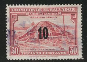 El Salvador Scott C121 used 1948 airmail stamp