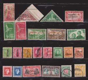 NEW ZEALAND  - Lot Of Used Stamps #5 Back Of Book - Good Variety