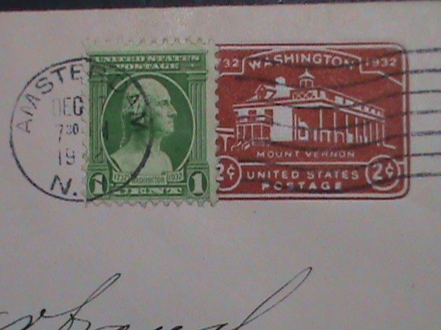 ​UNITED STATES,1932 COMMERCIAL COVER-90 YEARS OLD WITH STAMP-USED VERY FINE