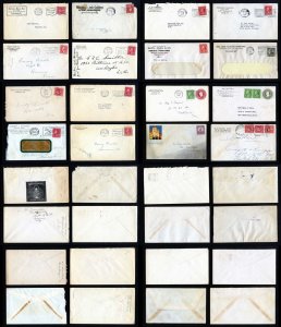 Lot of 16 Advertising / Corner Card covers from various states 1920s to 1930s