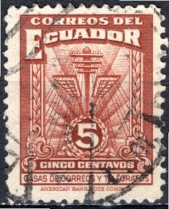 Ecuador 1940: Sc. # RA49;  Used Cpl. Set
