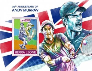 Sierra Leone - 2017 Andy Murray - Stamp Souvenir Sheet - SRL171001b