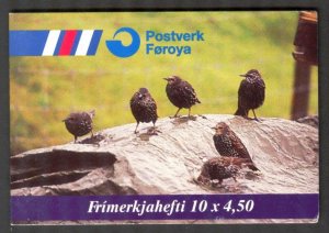 Faroe Islands 1998 Birds Booklet MNH