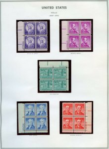 US Scott 1030-53 Liberty Issue  cpmplete 27 Mint NH Plate Blocks