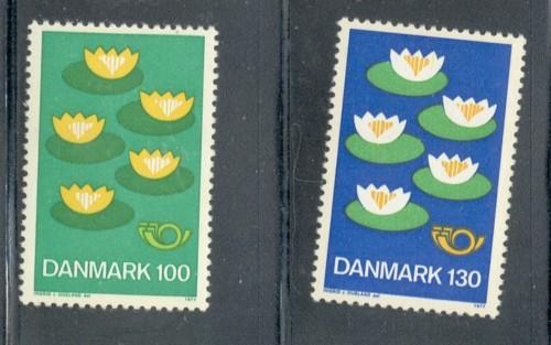 Denmark Sc 597-8 1976 Nordic Co-op stamp set mint NH