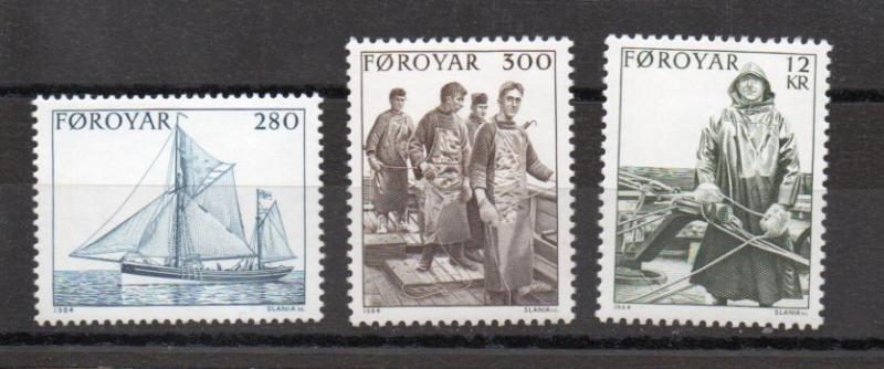 Faroe Islands 112-114 MNH