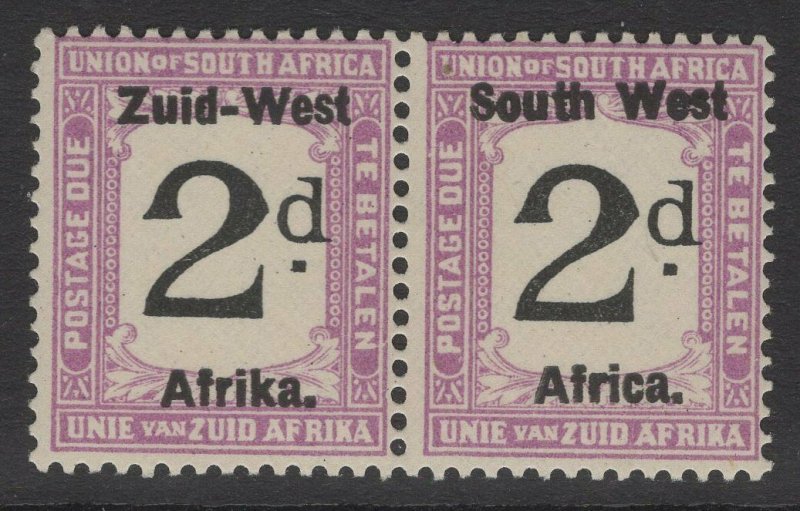 SOUTH WEST AFRICA SGD3 1923 2d BLACK & VIOLET MNH