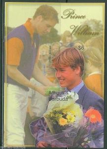 ANTIGUA  PRINCE WILLIAM  S/S  IMPERFORATED   SCOTT#2661   MINT NH