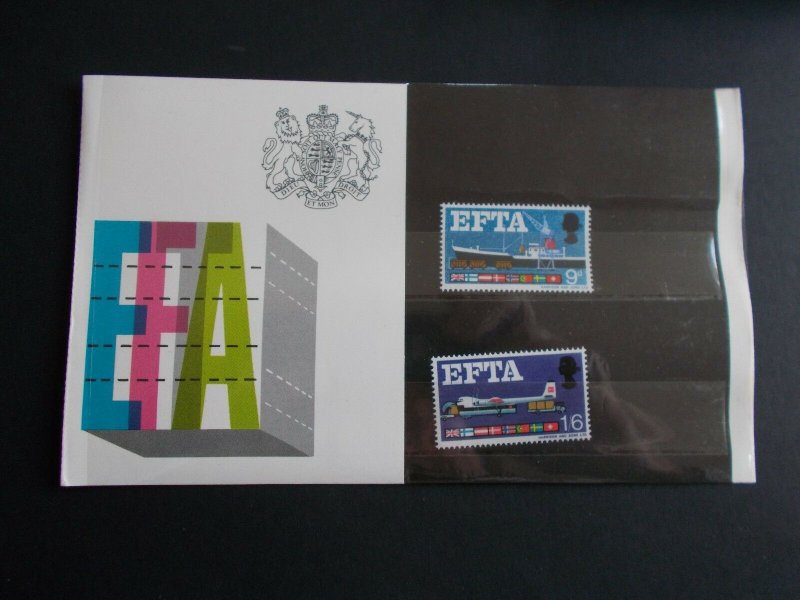 GB QEII 1967 EFTA Presentation Pack in Original Cellophane Superb M/N/H