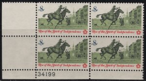 1478 8c Post Rider 34199 LL Plate Block