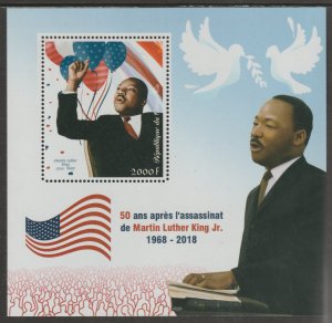 MARTIN LUTHER KING  #1  perf sheet containing one value mnh