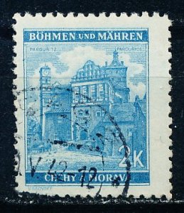 Bohemia and Moravia #53A Single Used