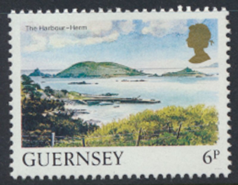 Guernsey Channel Islands SG 301 Used Harbour Herm 1984 SC# 288 See scan