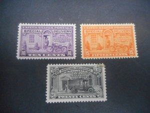 U.S. #'s E 15, E 16, & E 19 VFNH