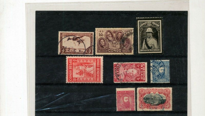 Belgium Congo 1886/1928 M&U on Old Pages(85+Items)NS 79