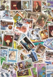 Comoros - Unique Collection of 200 Different Stamps