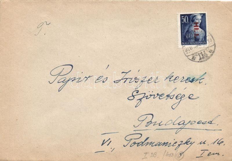 Hungary stamp domestic cover franking Cover 1946 WS122505