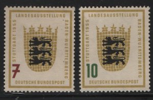 GERMANY 729-730   MNH