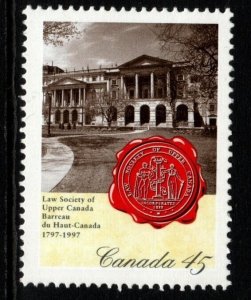 CANADA SG1726 1997 BICENTENARY OF LAW SOCIETY OF UPPER CANADA MNH