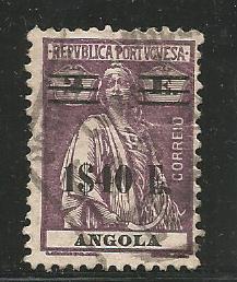 ANGOLA 239, USED STAMP, CERES OVERPRINTED IN BLACK