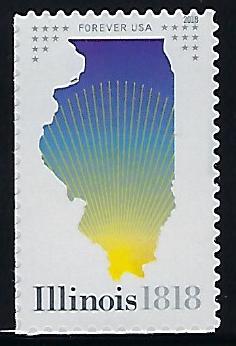 Catalog #5274 Single  Stamp Forever Illinois Statehood 200 Years