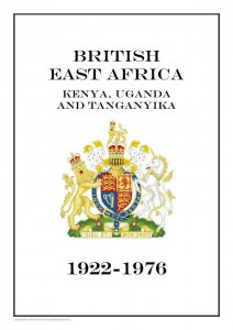 British East Africa 1922-1976  PDF (DIGITAL) STAMP  ALBUM PAGES
