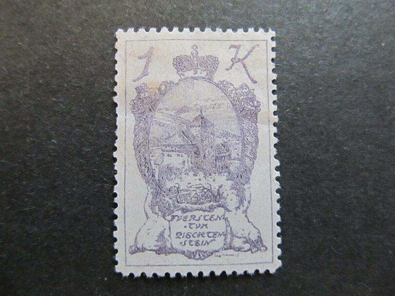 A4P26F64 Liechtenstein 1920 1k mh*