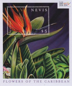Nevis, Flowers of the Caribbean - Orchids, Two sheets, NH